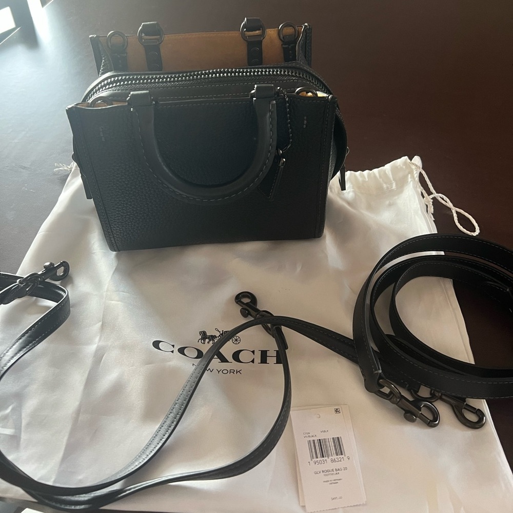 Coach Rogue 20 Black/Pewter